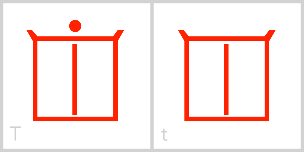 Tt T Has A Square Frame With A Vertical Line Extending - Diagonal (1000x500)