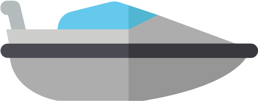 High Quality Affected Jet Ski Icon Transparent Background - Boat (512x512)