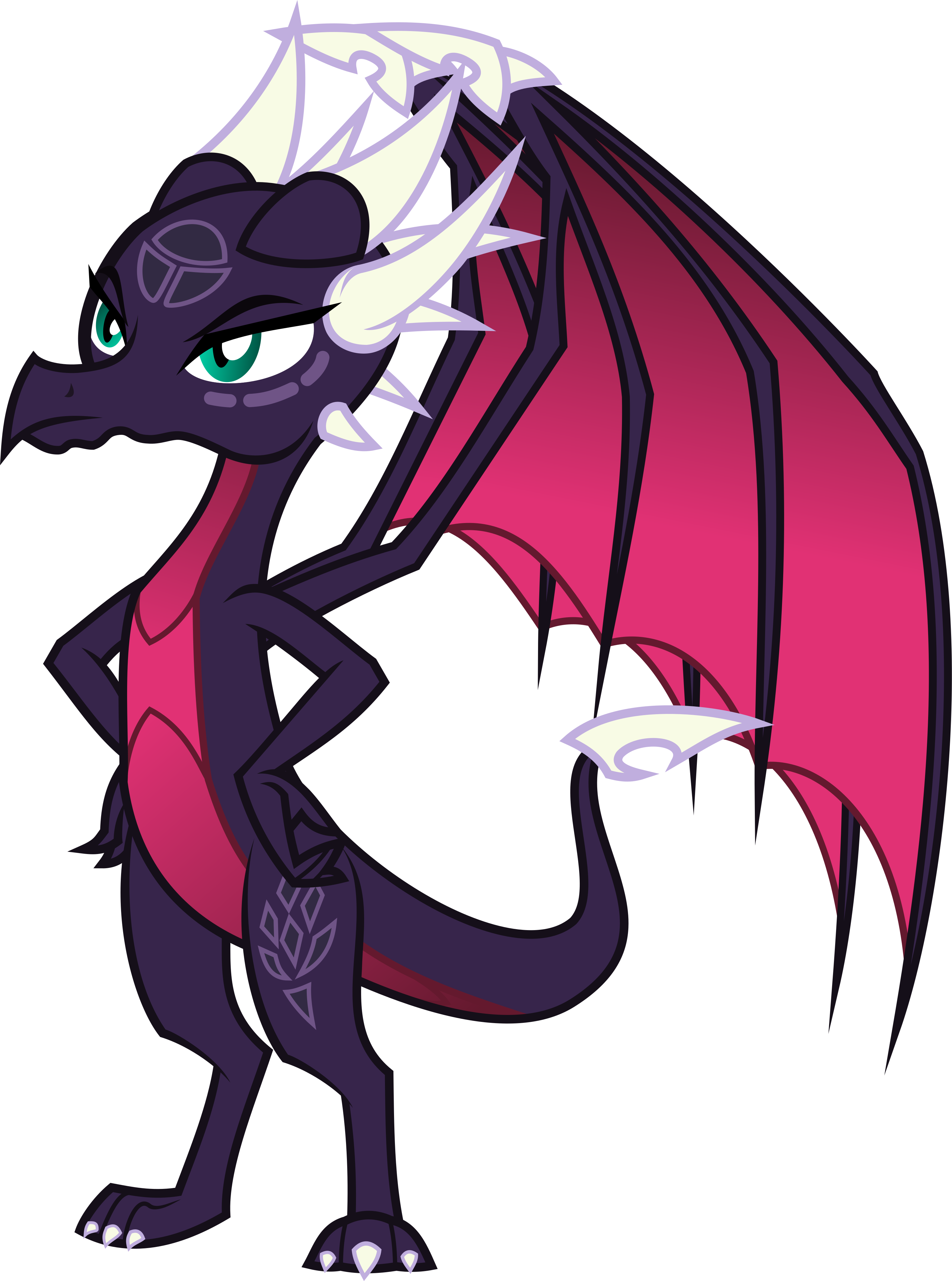Orin331, Bipedal, Crossover, Cynder, Dragon, Palette - Cynder Png (3153x4242)