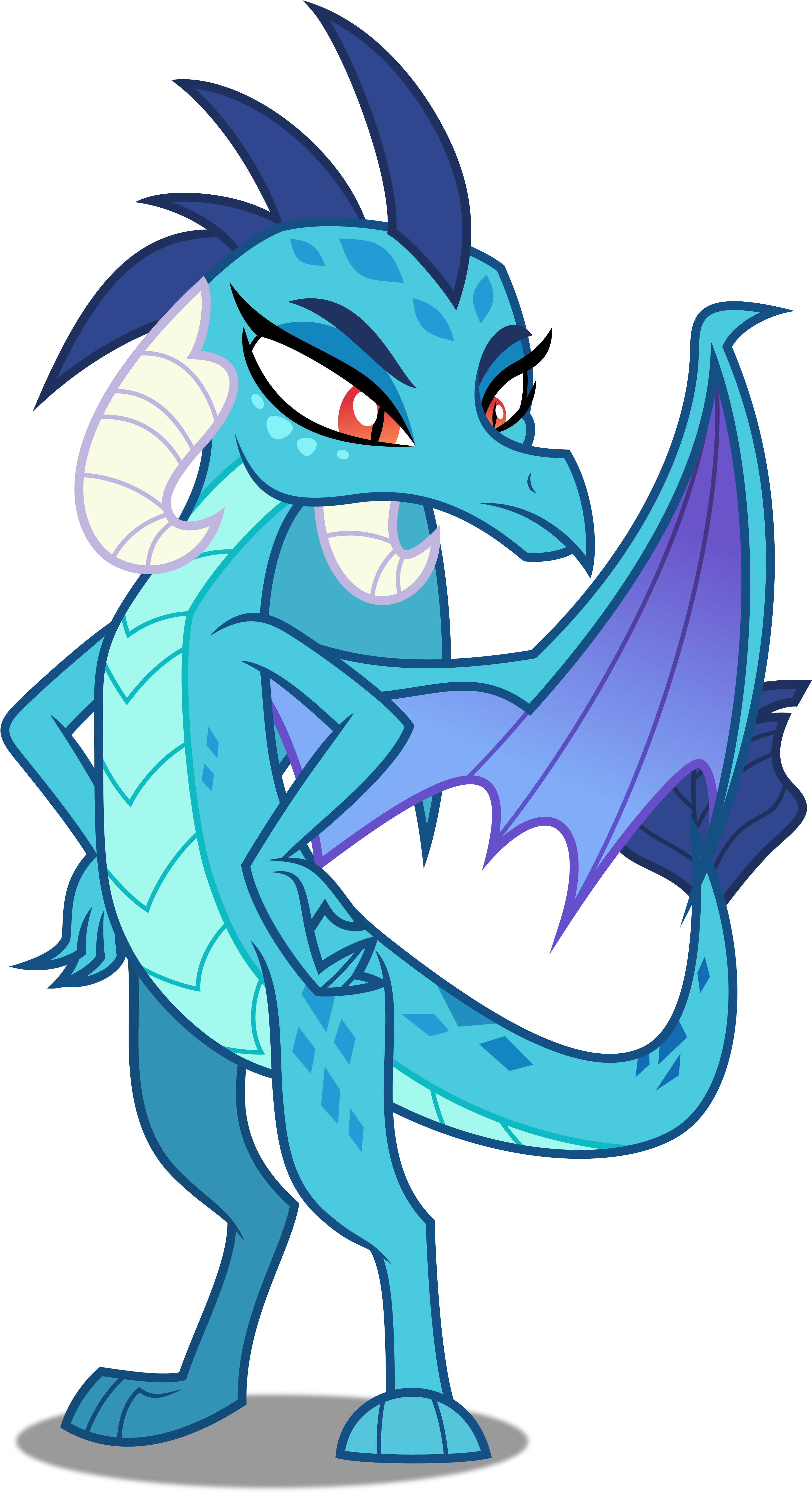 Princess Ember Silhouette Wall Spacecatsambacom - My Little Pony Ember (3398x6000)