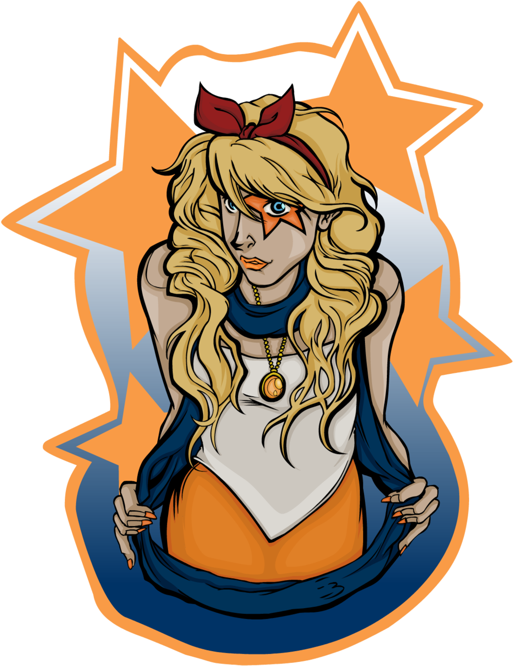 Punk Rock Sailor Venus By Empty-brooke - Cartoon (1024x1307)