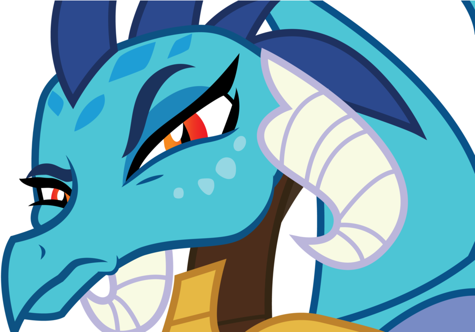 Suspicious Princess Ember By Spydol - Mlp Princess Ember Vector (1191x670)