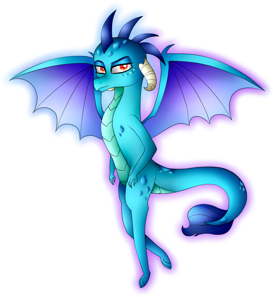 Mlp-norica, Dragon, Princess Ember, Safe, Simple Background, - My Little Pony: Friendship Is Magic (883x1024)