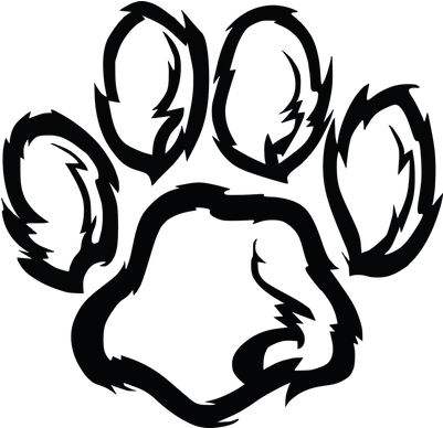 Cat Paw Print Transparent Png - Wildcat Clipart (400x400)