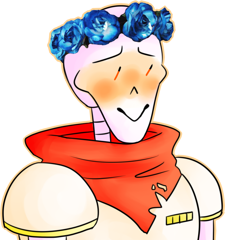 True Cinnamon Roll By Crazyfox346 - Sapphire With A Flower Crown (747x816)