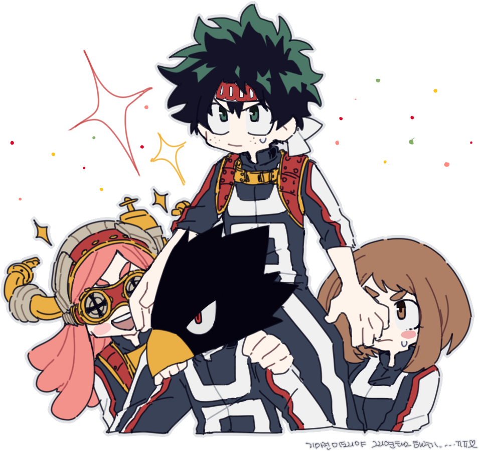 I-explore Ang Anime Art, Cinnamon Rolls, At Higit Pa - My Hero Academia Draw The Squad (983x910)