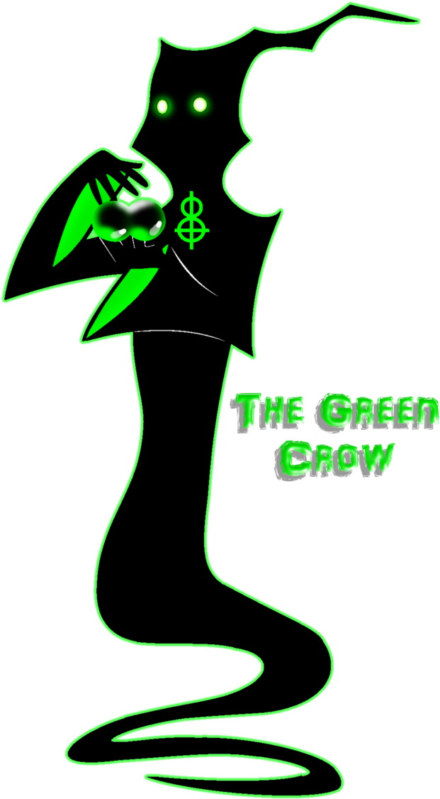 The Green Crow By Honkinjester - The Green Crow By Honkinjester (678x1177)