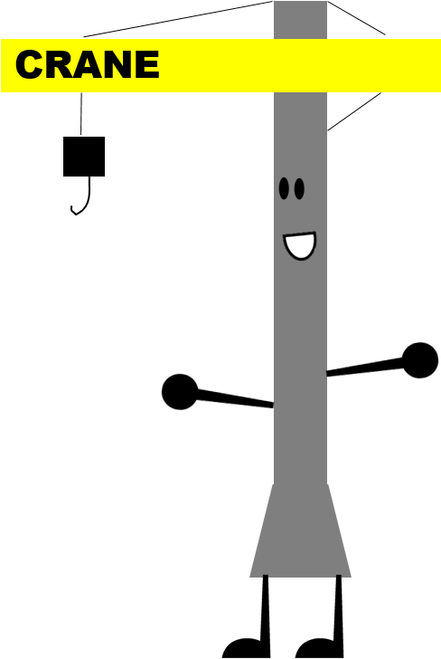 Crane By Brownpen0 - Bfdi Recommend Characters (501x728)