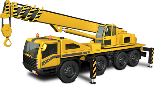 Crane Png Clipart - Mobile Cranes (500x279)