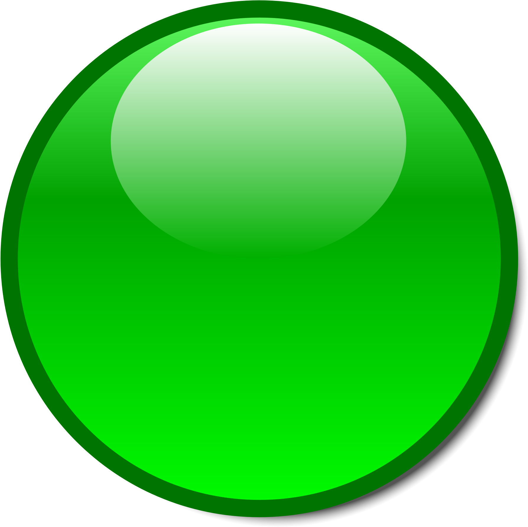 Sphere Clipart Green - Green Sphere (2000x2000)