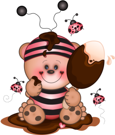 Explore Ladybugs, Clip Art, And More - Gif Bon Appetit Scintillant (405x454)
