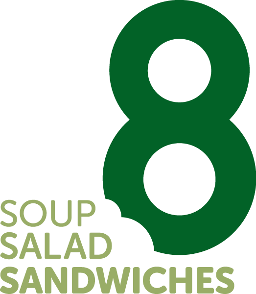 8 Food Is Known For Their Salad, Soups And Sandwiches - Circle (523x600)
