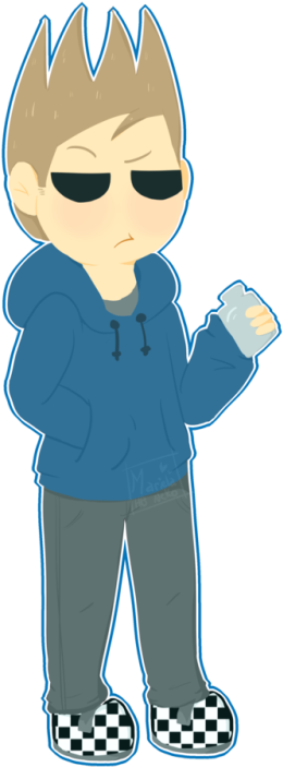 Top Images For Eddsworld Tord Chibi Neko On Picsunday - Cartoon (450x750)