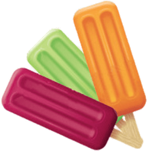 Coloured Popsicles Clipart - Ice Cream Candy Sticks (400x400)