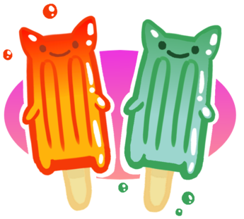 Popsicle Pals By Raccoon-claw - Raccoon (400x400)
