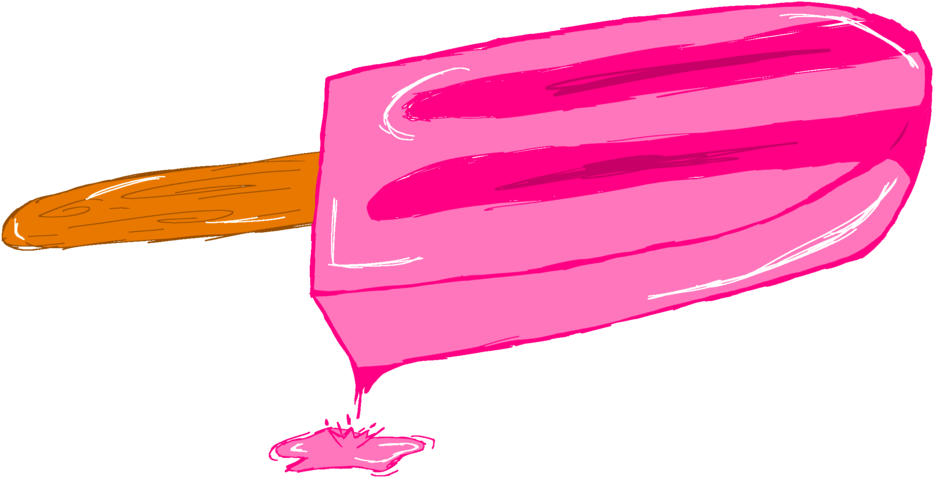 Pink Popsicle By Noratherabbit - Illustration (1024x590)
