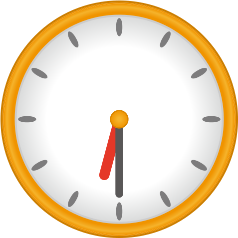 Clock Face Six-thirty Emoji - Emoji (512x512)