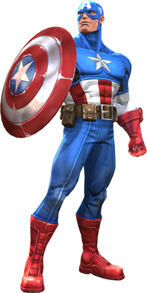 D6 "un Homme Trop Sur De Lui, Il A Tord" - Marvel Contest Of Champions Captain America (295x588)