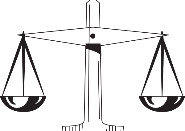 600 X 518 - Scale Of Justice (600x425)