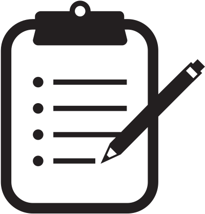 Clipboard Clipart Black And White - Notes Icon (512x512)