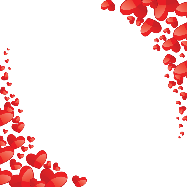 Beautiful Heart Vector Frame, Heart, Red, Vector Png - Happy Wedding (640x640)