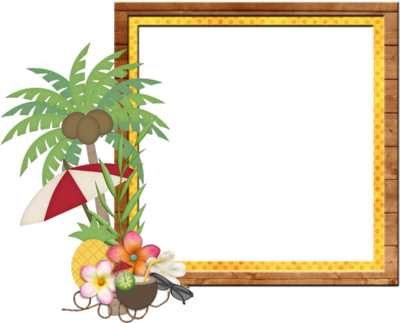 Beach Frame Png Beach Frame - Beach Picture Frames Transparent (400x323)