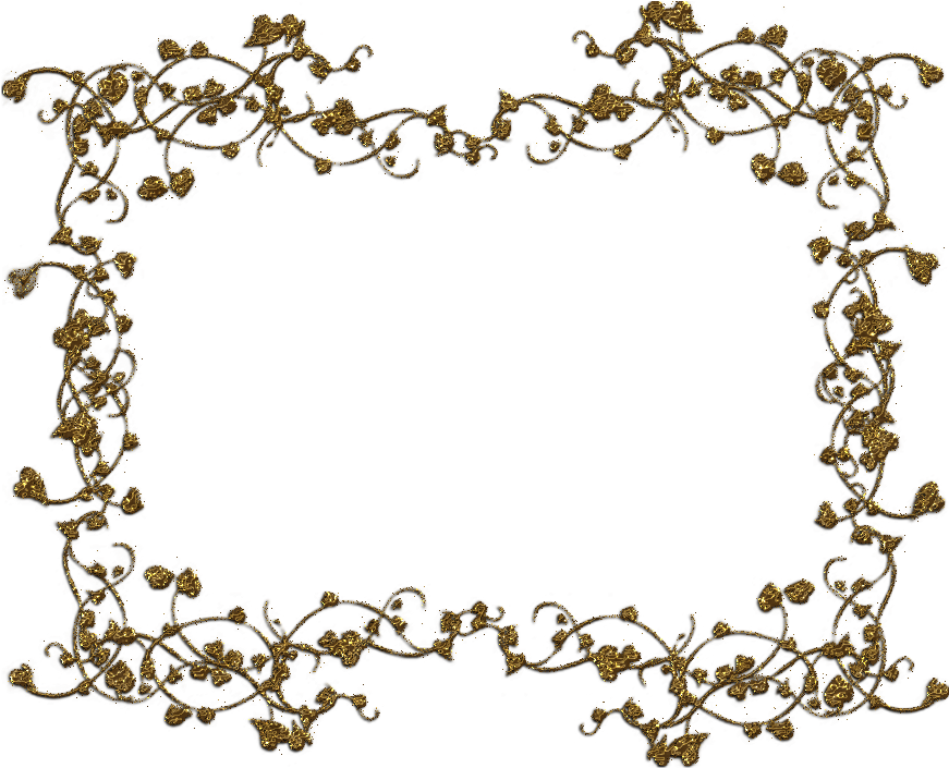 Png Gold Frame By Theartist100 On Deviantart - Ivy Frame (1004x768)