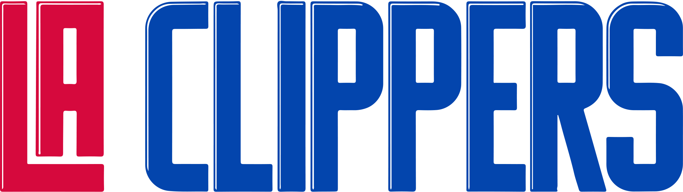 Los Angeles Teams - Los Angeles Clippers Wordmark (2318x652)