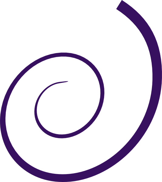 Simple Swirl Design Clip Art - Simple Swirls (534x597)