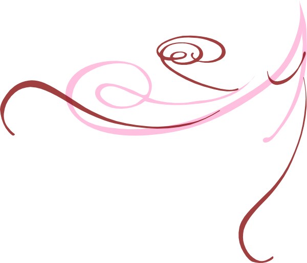 Decorative Swirl Svg Clip Arts 600 X 515 Px - Rotes Herz Blüht Wedding Tischnummer-karten Postkarte (600x515)