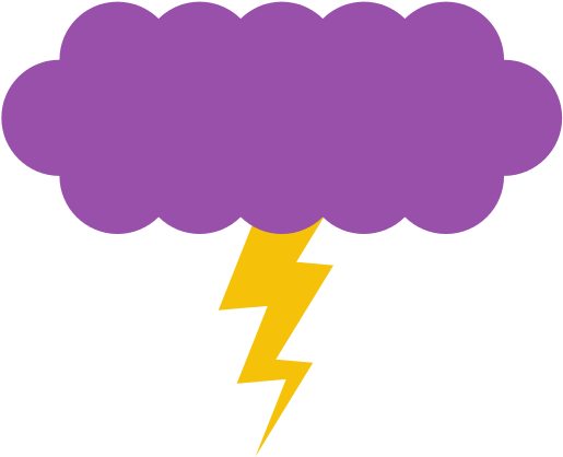 Cartoon Cloud And Ray Vector Illustration Icon Design - Cartoon (550x550)