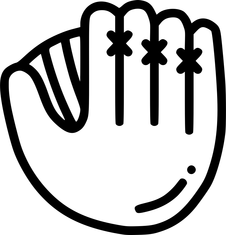 Baseball Glove Gloves Accessory Svg Png Icon Free Download - Baseball Glove (942x980)