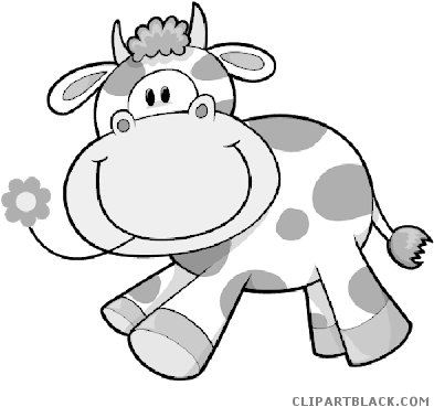 Cartoon Animals Animal Free Black White Clipart Images - Farm Cartoons Animals Png (400x400)