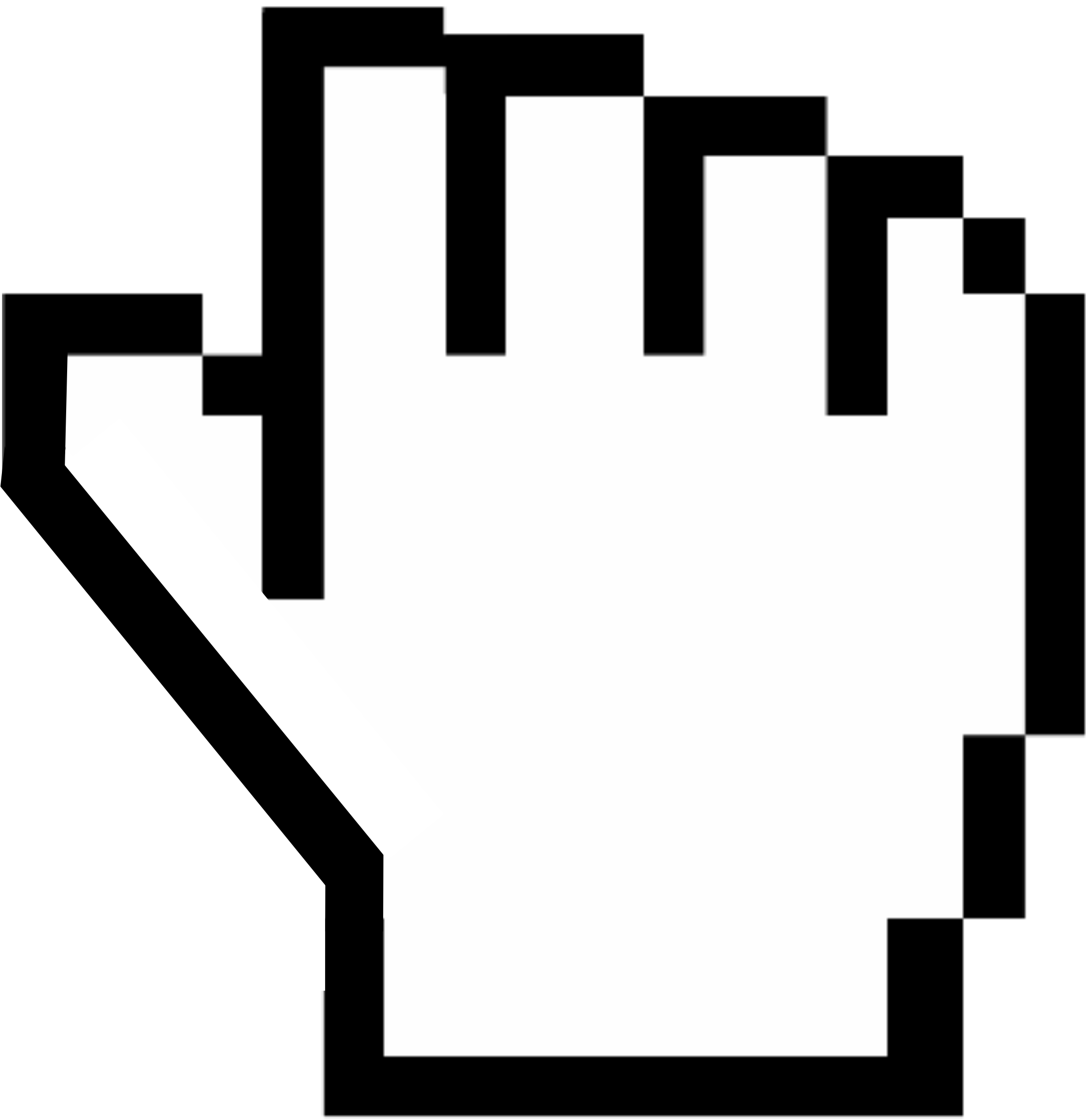 Pan Pointer Hand - Hand Cursor Png (2265x2338)