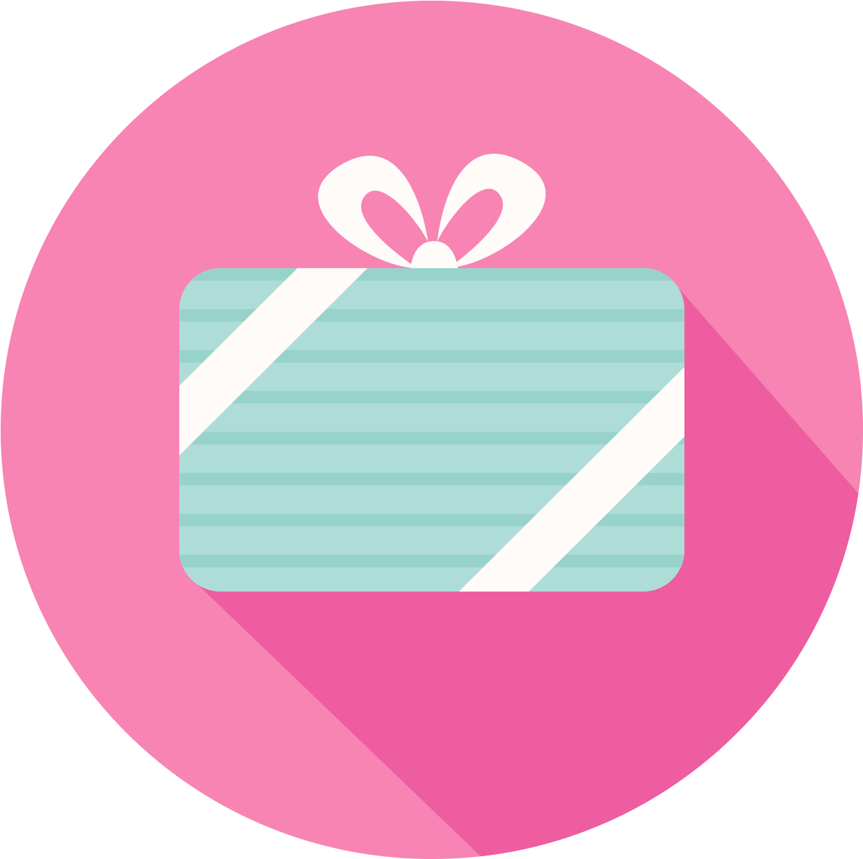 Gift Flat Design Icon - Clip Art (1320x1600)