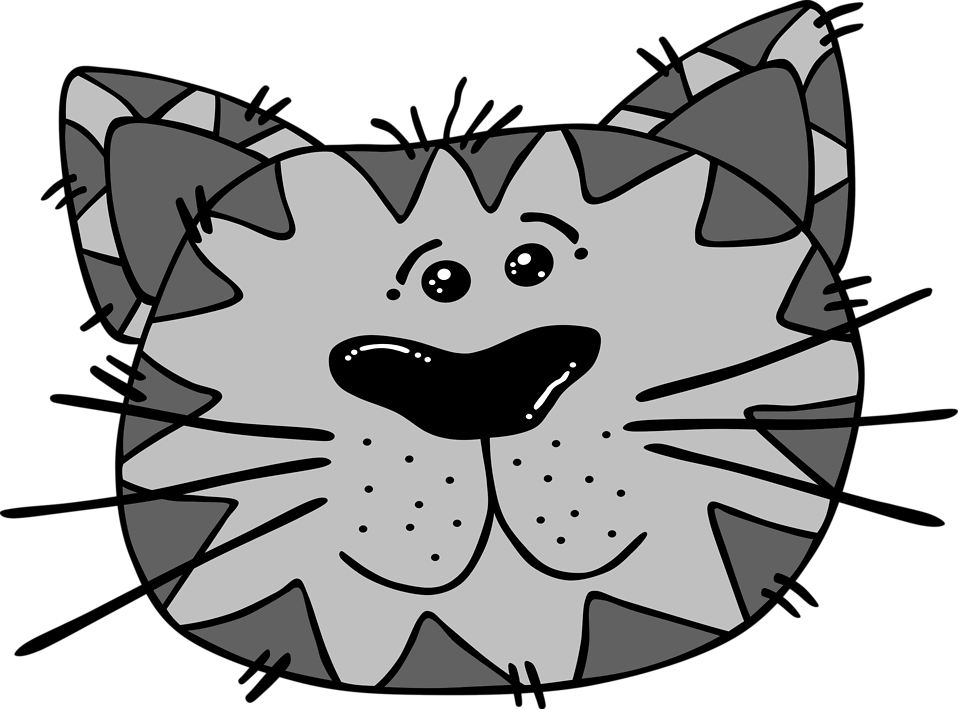 Cartoon Animals Clipart 28, Buy Clip Art - Alles- Gute Zum Geburtstagkarte Mit Katze: Hallo Karte (958x709)