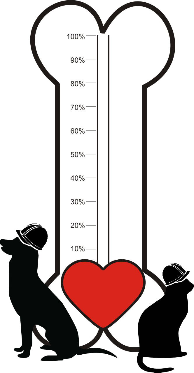 Fundraising Thermometer Template Via - Heart (665x1280)