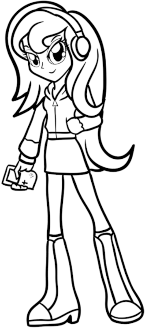 Equestria Girls Base By That One Anime Girl - Anime Base Equestria Girls (1024x1187)