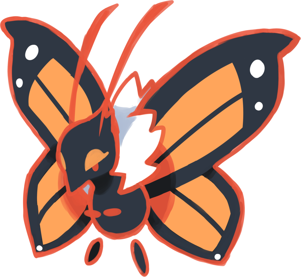 Monarch Butterfly By Torqupine Monarch Butterfly By - Monarch Butterfly Fakemon (1024x941)