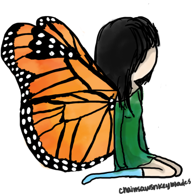 Monarch Butterfly By Hannuss - Monarch Butterfly (501x422)
