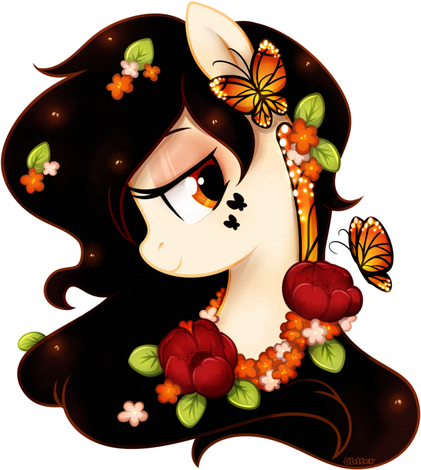 0biter, Butterfly, Oc, Oc - Illustration (1024x1024)