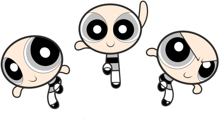 3 Powerpuff Base - Cartoon (900x720)