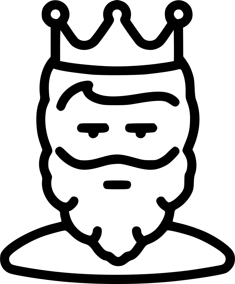 King Cesar Tsar Monarch Man Guy User Human Avatar Beard - Icon (810x980)