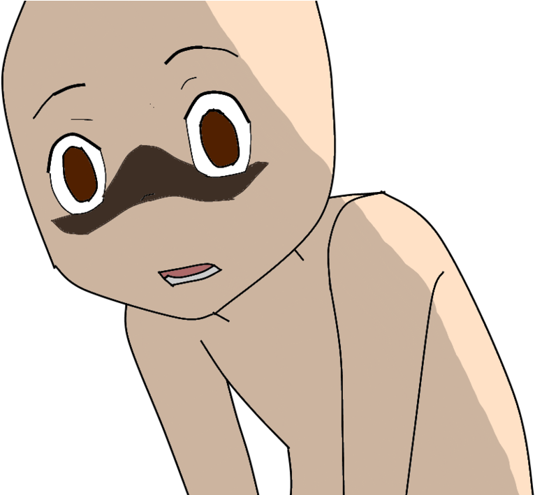 Shocked Little Girl Base By Leo Base Maker - Shocked Anime Girl Base (900x708)