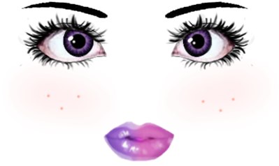 Cute Cat Makeup Faces Roblox Id - Roblox (420x420)