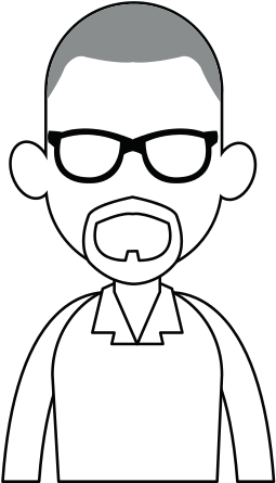 Faceless Man Cartoon Icon Image - Cartoon (550x550)