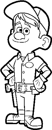 Drawing Wreck It Ralph 27 - Fix-it Felix Jr. (600x470)