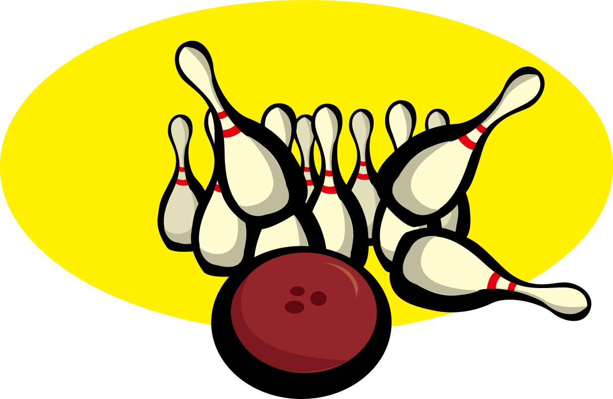 Ten-pin Bowling Clip Art - Bowling (1232x802)