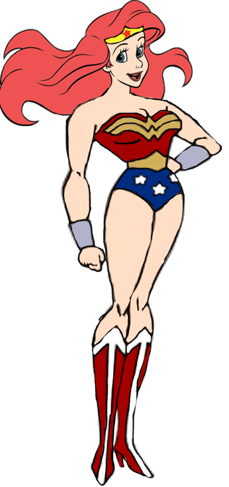 Avengers Clipart Wonder Woman - Wonder Woman Justice League (466x992)