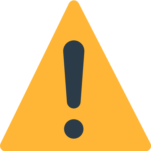 Warning Sign Emoji - Caution Emoji Png (512x512)